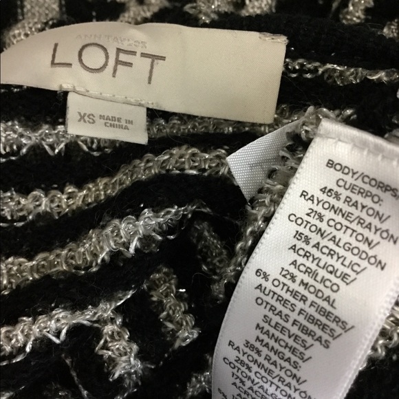 Ann Taylor loft striped sweater (B-9) - Picture 5 of 5